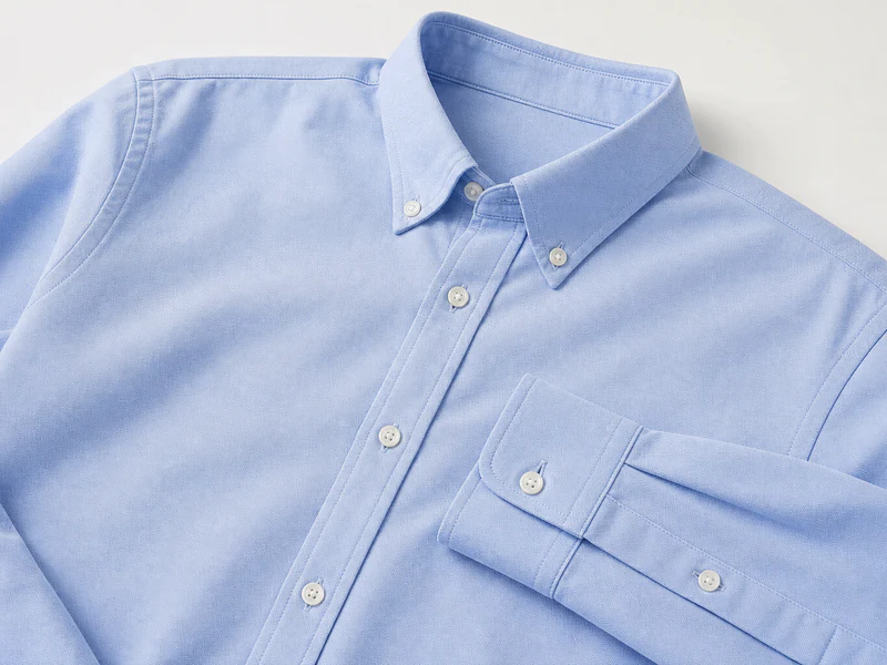 Oxford shirt product sample