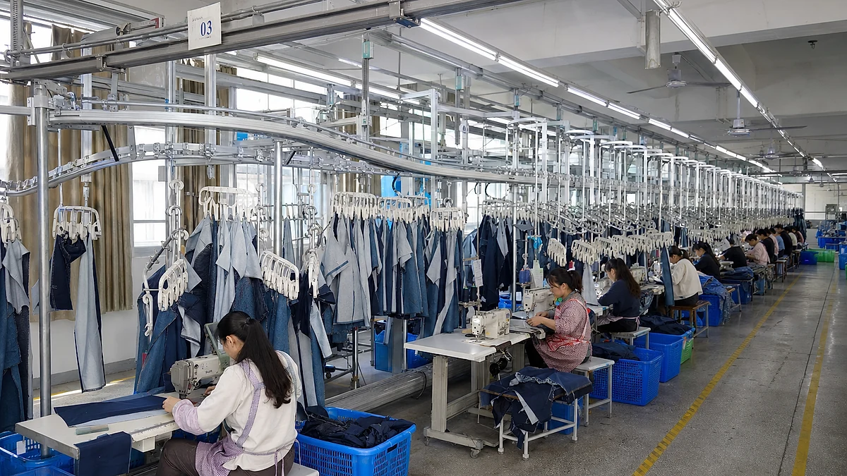 Sportswear and denim capacity cluster desk (representative scenario)